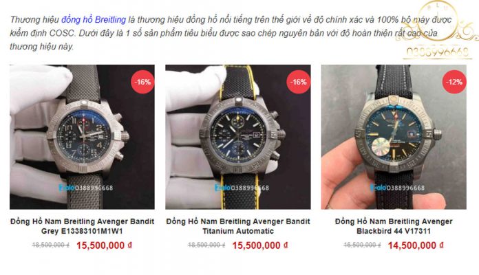 100+ đồng hồ Breitling siêu cấp ( Super Fake, Replica 1:1 ) cao cấp nhất