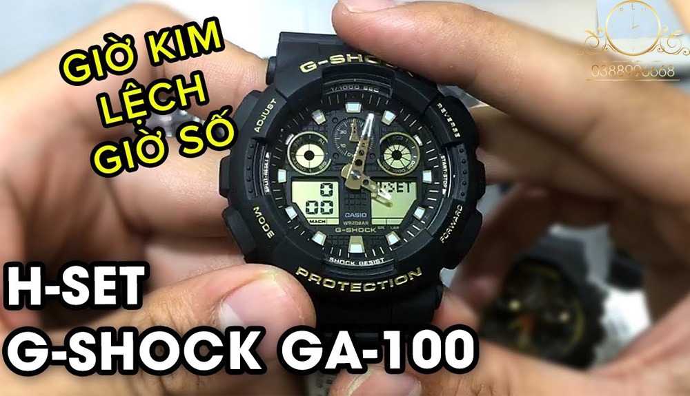 Cách chỉnh giờ đồng hồ G-Shock Fake đơn giản chỉ trong nháy mắt