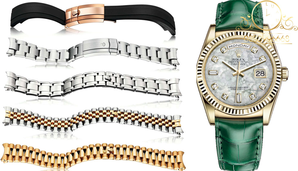 Đánh giá thiết kế dây đeo của đồng hồ Rolex siêu cấp