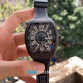 Đồng hồ Franck Muller giá Fake mẫu Vanguard Black Dial V 45 SC DT Carbon NR