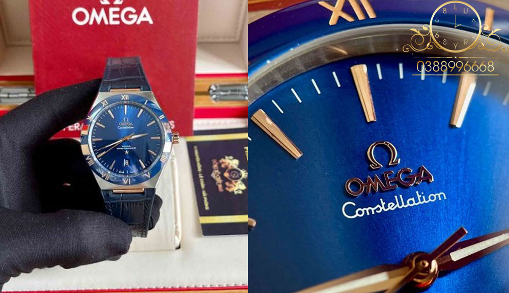 Đồng hồ Omega Replica 1:1 sở hữu mặt kính cao cấp