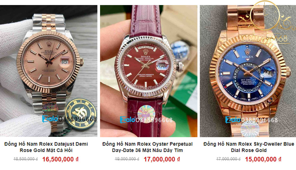 Giá của chiếc đồng hồ Rolex 1 1 Fake siêu cao cấp